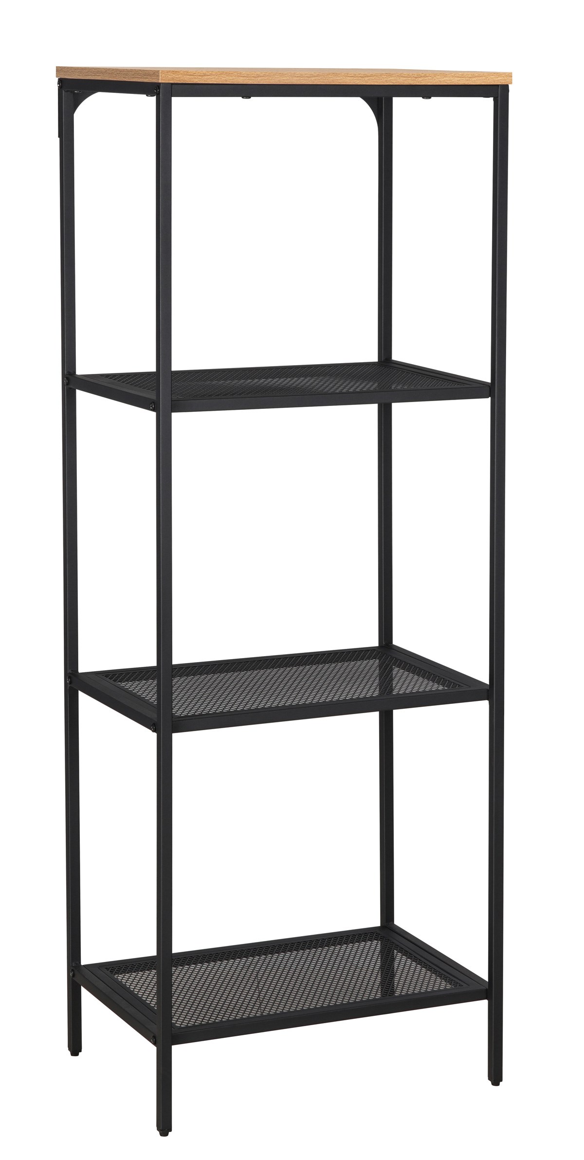 Bibliotheque-etagere-Heleen-bois-metal-frosted-black-leg-side-Comodi-Living