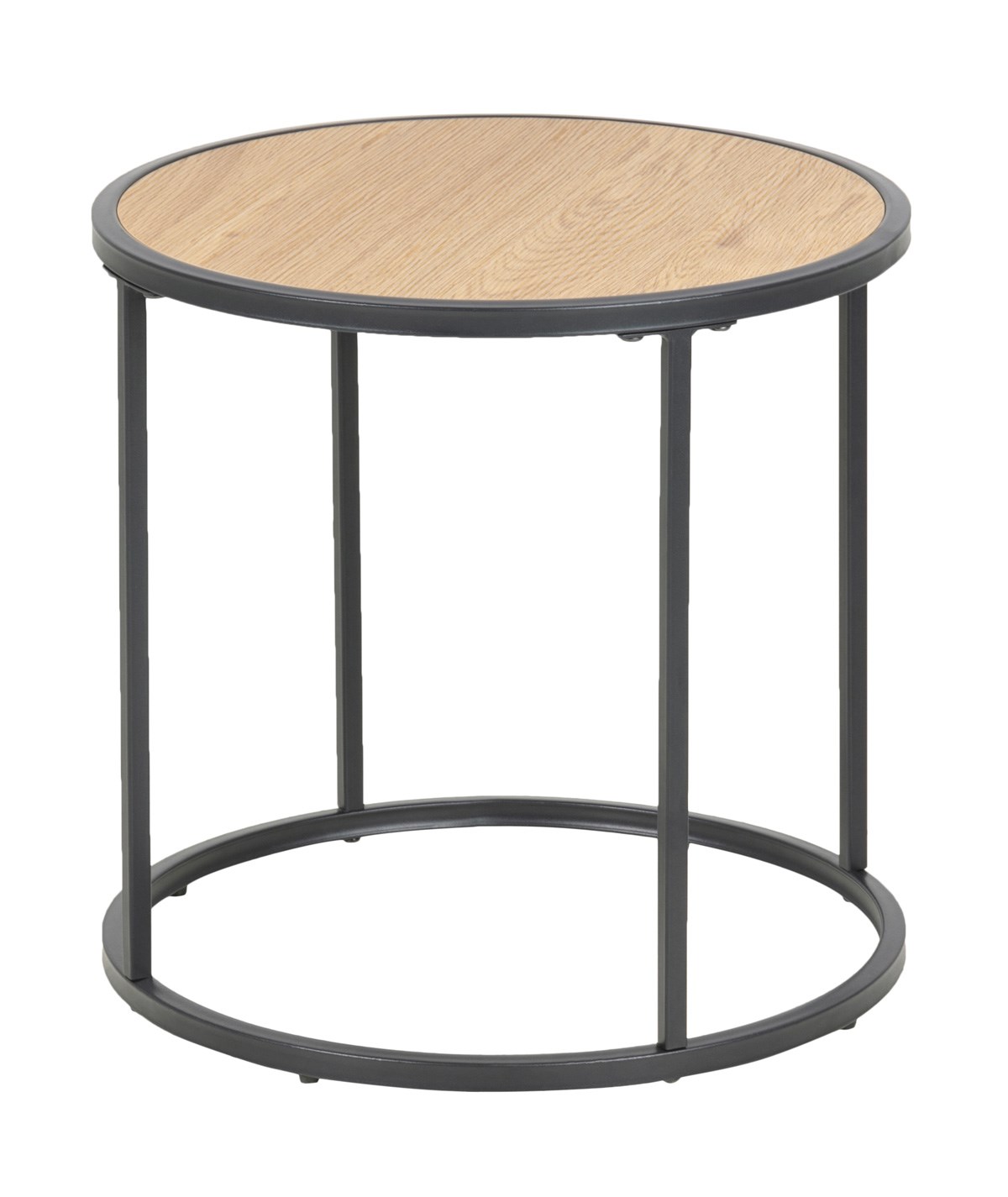 Table-appoint-basse-ronde-Seaford-decor-wild-oak-pieds-metal-noir-mat-80711-45cm-Actona