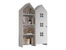 Armoire-1-porte+ bibliotheque-Casami-Bruges-MDF-lanque-blanc-02-Vipack
