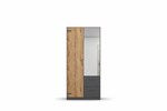 Armoire-2-portes-1-miroir-Butte-decor-chene-artisan-91cm-02-Rauch