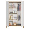 Armoire-2-portes-Alba-chene-artisan-blanc-open-Gautier