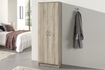 Armoire-2-portes-Ray-6403-2-decor-chene-sonoma-60cm-fond-Rousseau