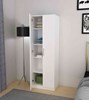 Armoire-2-portes-Snow-decor-bois-blanc-60cm-Open-Oosterlynck