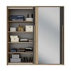 Armoire-2-portes-coul-1-miroir-Rivoli-chene-artisan-1H3F200-03-Gautier