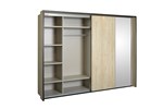 Armoire-2-portes-coulissantes-Penelope-decor-papier-chene-riviera-288cm-open-GBO