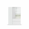 Armoire-3 portes-2 miroirs-2 tiroirs-Joel-0CK8-AG504-Blanc neige-02-Rauch
