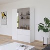 Armoire-3 portes-2 miroirs-2 tiroirs-Joel-0CK8-AG504-Blanc neige-04-Rauch