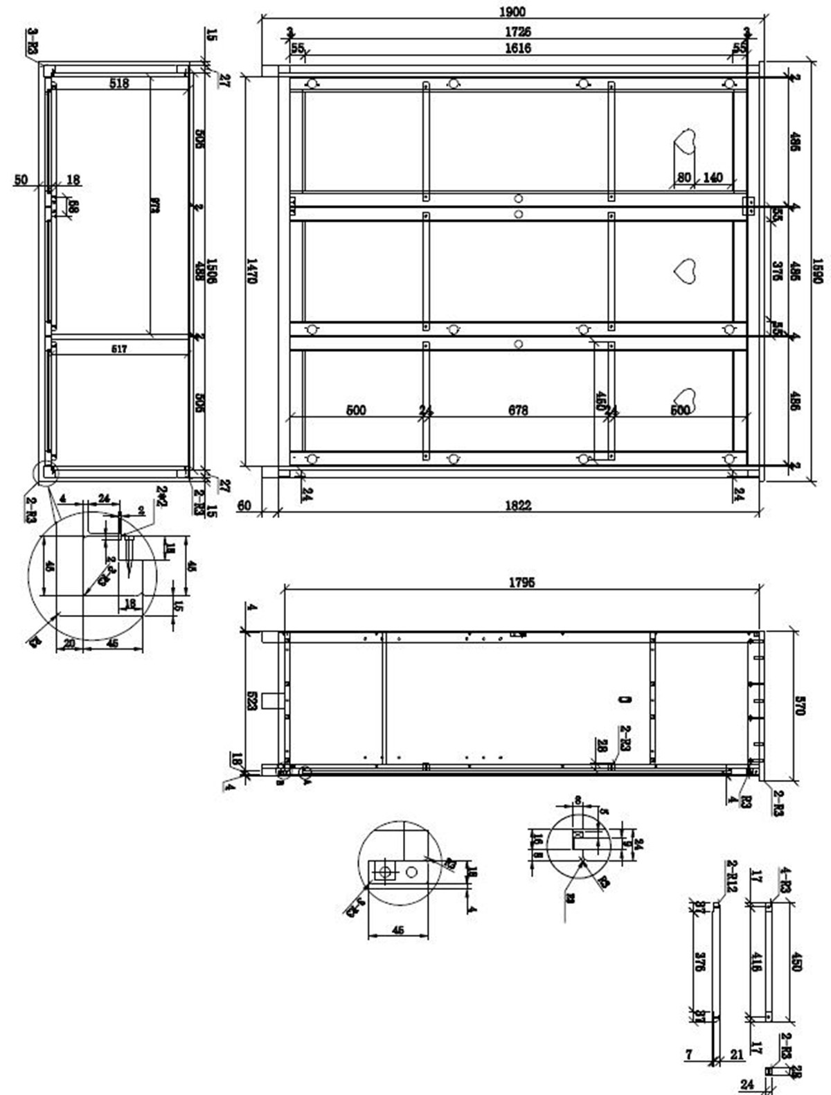 Trafic - A SAISIR ! Armoire plastique Jolly Dimensions