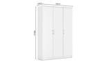Armoire-3-portes-Ray-6310-1-blanche-120cm-dimensions-Rousseau