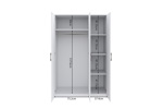Armoire-3-portes-Ray-6310-1-blanche-120cm-ouverte-Rousseau