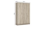 Armoire-3-portes-Ray-6310-2-decor-chene-sonoma-120cm-dimensions-Rousseau