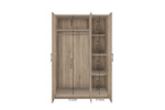 Armoire-3-portes-Ray-6310-2-decor-chene-sonoma-120cm-interieur-Rousseau