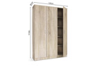 Armoire-3-portes-Ray-6410-2-decor-chene-sonoma-120cm-dimensions-Rousseau