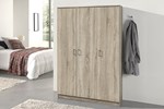 Armoire-3-portes-Ray-6410-2-decor-chene-sonoma-120cm-fond-Rousseau