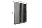 Armoire-3-portes-Ray-6410-5-decor-chene-gris-120cm-dimensions-Rousseau