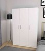 Armoire-3-portes-Snow-decor-bois-blanc-120cm-Closed-Oosterlynck