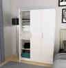 Armoire-3-portes-Snow-decor-bois-blanc-120cm-Open-Oosterlynck