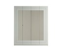 Armoire-4-portes-Alaska-decor-laque-blanc-strass-180cm-front-Albea-Mobili