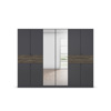 Armoire-8-portes-pleines-2-portes-miroir-2-grands-tiroirs-imitation-chene-57T2-atlantic-fonce-Ticao-gris-metal-front-Rauch