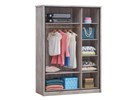 Armoire-Elias-decor-bois-chene-3p-ouvert-Oosterlynck