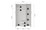 Armoire-Marc-6915-1-120cm-blanc-dimensions-Rousseau