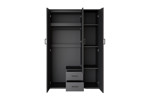 Armoire-Marc-6915-3-gris-fonce-front-open-Rousseau