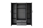 Armoire-Marc-6925-3-gris-fonce-front-open-Rousseau