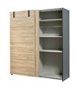 Armoire-Nora-2-portes-coulissantes-decor-french-oak-188cm-ouvert-02-Bauwens-GBO