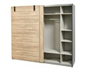 Armoire-Nora-2-portes-coulissantes-decor-french-oak-245cm-ouvert-01-Bauwens-GBO