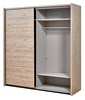Armoire-Viola-2portes-decor-castella-203cm-ouvert-Bauwens-GBO
