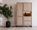 Bar-3-portes-2-tiroirs-1-niche-Naturel-millenium-oak-nature-K545-BAR1-126,8cm-ambi-Meubar