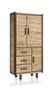 Bar-armoire-3-portes-3-tiroirs-Brooklyn-decor-chene-massif-placage-railway-brown-100cm-37142RWB-Habu
