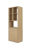 Bibliotheque-1 porte-Solena-1J3P320-Chene Rookwood-03-Gautier