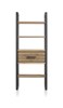 Bibliotheque-1-tiroir-4-niches-Brooklyn-decor-chene-massif-placage-railway-brown-75cm-37143RWB-front