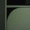 Bibliotheque-2-portes-2-niches-1G2V316-Ritmo-vert-detail-Gautier