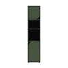 Bibliotheque-2-portes-2-niches-1G2V316-Ritmo-vert-front-Gautier
