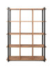 Bibliotheque-Denver-31-decor-chene-anthracite-107cm-front-Finori
