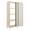 Bibliotheque-Lenk-chestnut-grey-1E77074-persp-Gautier