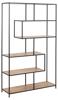 Bibliotheque-Seaford-81311-wild-oak-base-metal-powder-coated-side-Actona