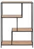 Bibliotheque-Seaford-89164-wild-oak-base-metal-powder-coated-front-Actona