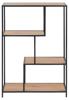 Bibliotheque-Seaford-89164-wild-oak-base-metal-powder-coated-front-Actona