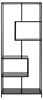 Bibliotheque-Seaford-90198-decor-ash-black-base-metal-powder-coated-rough-front-Actona