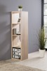 Bibliotheque-colonne-Max-4-decor-chene-sonoma-38cm-ambi-Finori