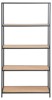 Bibliotheque-etagere-Seaford-75968-acier brut noir-02-Actona