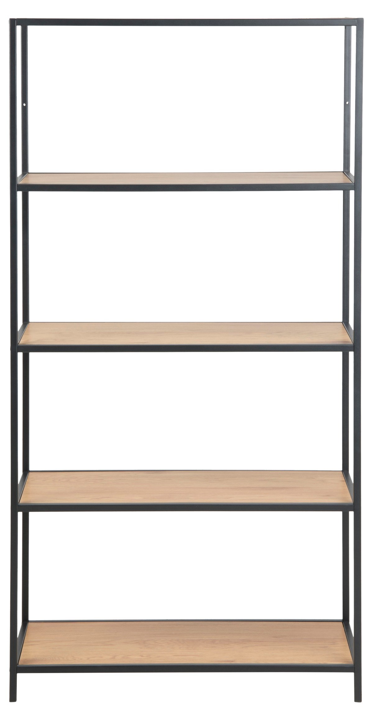 Bibliotheque-etagere-Seaford-75968-acier brut noir-02-Actona