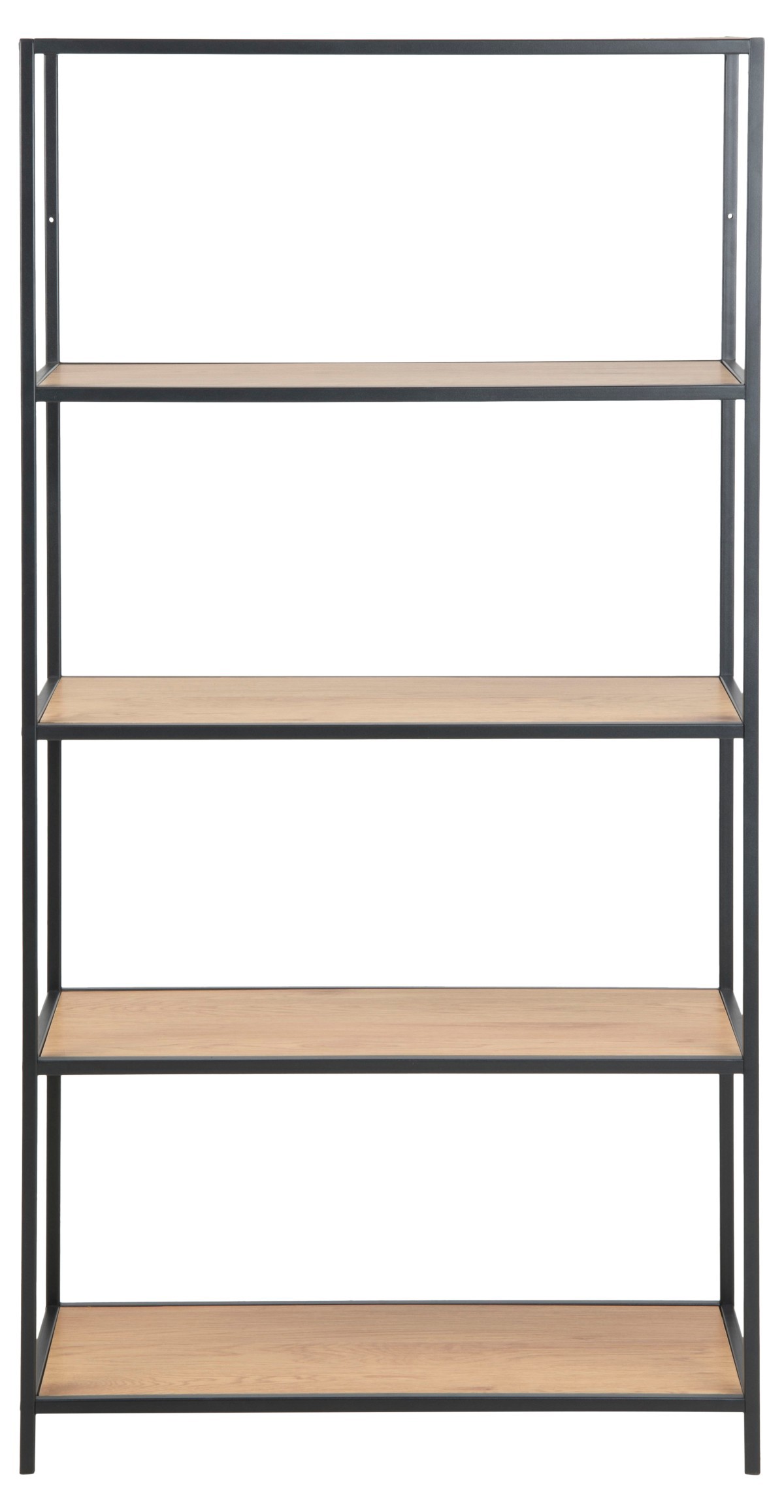 Bibliotheque-etagere-Seaford-75968-acier brut noir-02-Actona