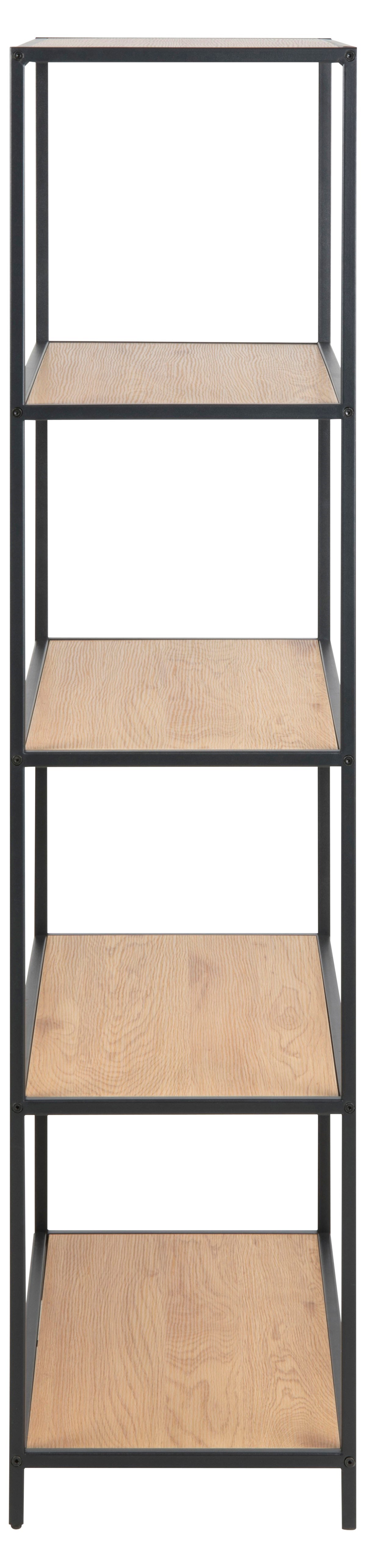 Bibliotheque-etagere-Seaford-75968-acier brut noir-03-Actona