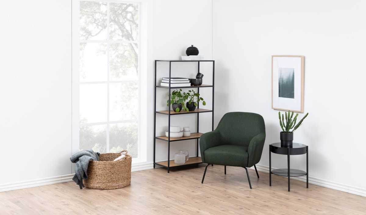 Bibliotheque-etagere-Seaford-75968-acier brut noir-04-Actona
