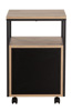 Bloc-a-tiroir-Amelie-melamein-frosted-black-leg-front-Comodi-Living