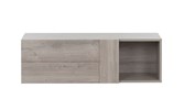 Bloc-mural-1-porte-1-niche-Boston-decor-bois-chene-gris-clair-J74340-107cm-front-Gautier